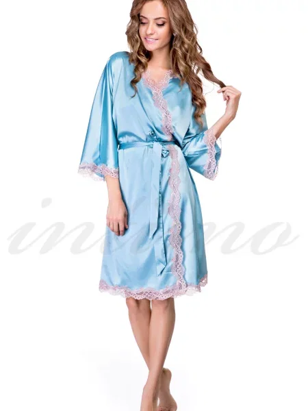 Халат блакитний