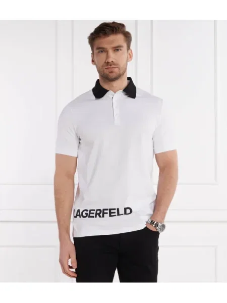 Karl Lagerfeld Polo alb