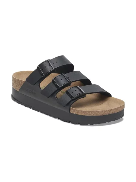 Birkenstock klapki Florida III Flex Platform BF na platformie czarny