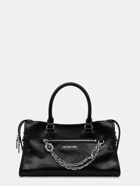 Кожаная сумочка Love Moschino