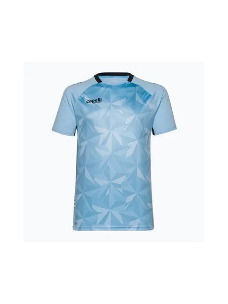 Футбольна футболка Capelli Pitch Star Goalkeeper світло-блакитна/чорна чорна