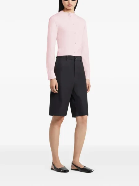 Cardigan Courreges cu cataramă roz
