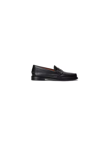 Polo Ralph Lauren mokasyny skórzane Alston Penny czarny
