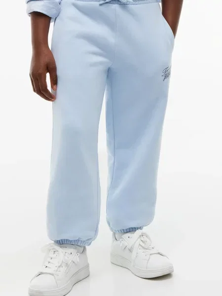 Tommy Hilfiger pantaloni de trening pentru femei cu albastru