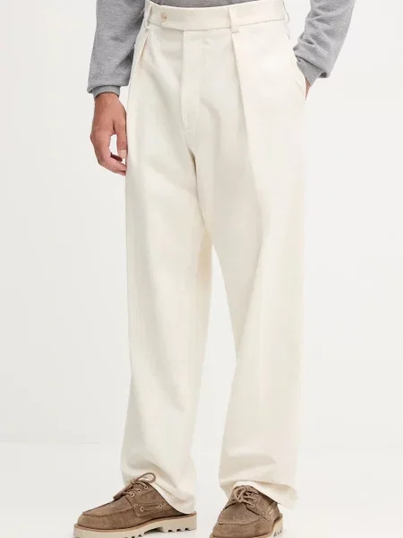 Kalhoty BOSS BECKHAM X BOSS béžová