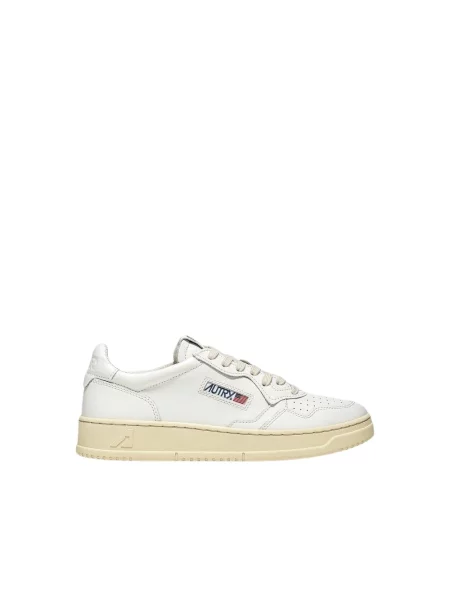 Sneakers Autry Medalist Low Man Leat/ Leat Wht/ Wht EUR 41 białe