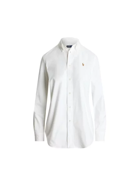 Koszula Polo Ralph Lauren z autografem biała