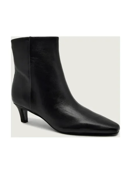 Guess cizme de piele IDREENA negru