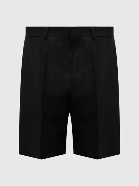 Шорти з льону Agnona чорні