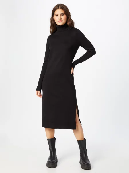 SAINT TROPEZ Rochie tricotat Mila' negru