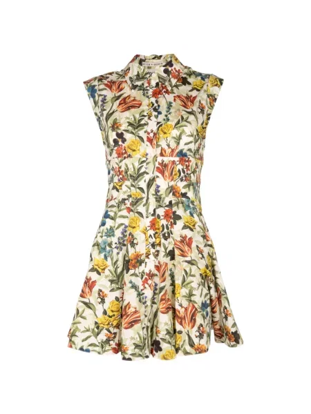 Rochie mini Alice + Olivia cu model floral cu imagine