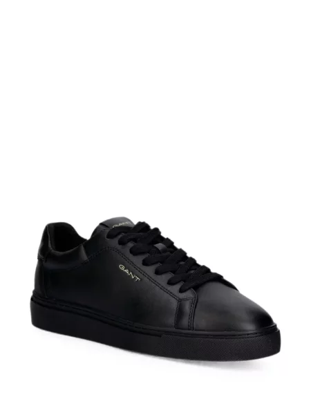 Sneakerși Gant din piele cu imagine negru