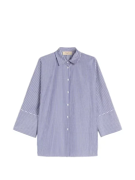 Koszula Weekend Max Mara w paski niebieska