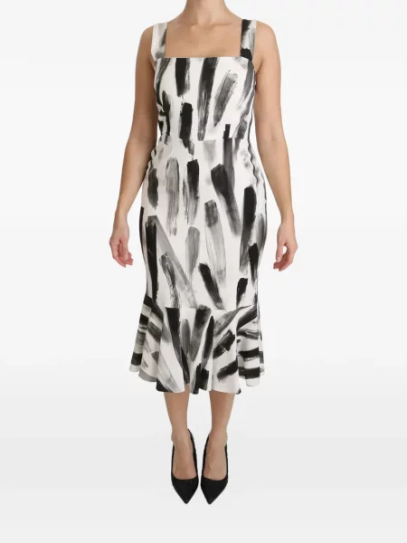 Rochie midi Dolce & Gabbana alb