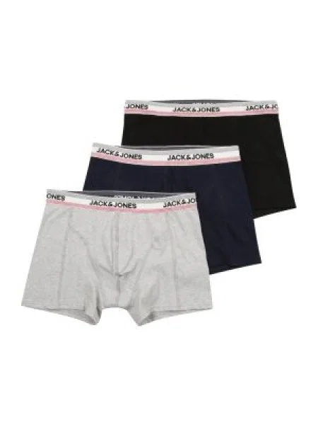 JACK & JONES Boxeri albastru închis / gri deschis / mai multe culori / roz deschis negru