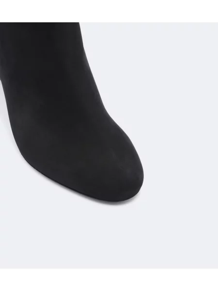 Cizme Ferragamo din piele de căprioară negru