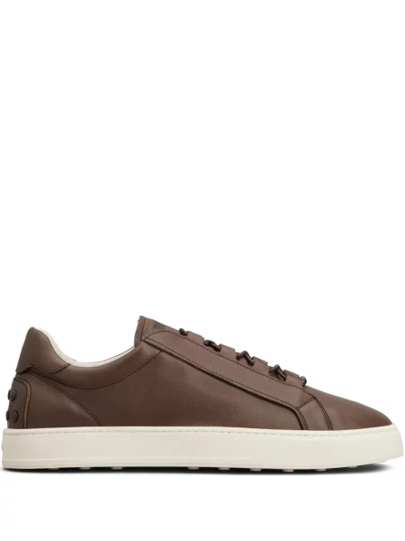 Sneakerși Tod's din piele maro