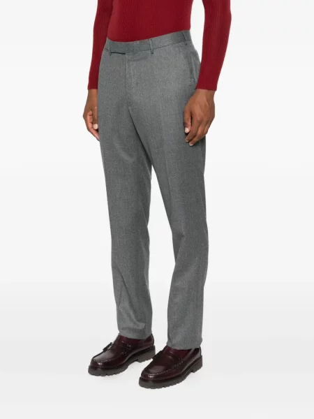 Pantaloni Zegna de lână gri
