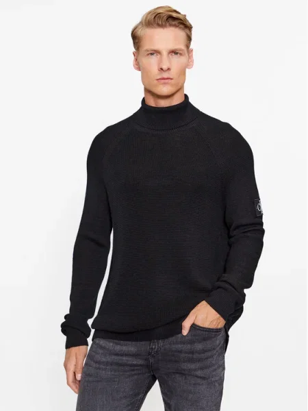 Pulover Calvin Klein Jeans negru