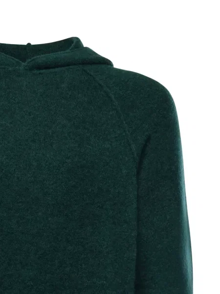 Hanorac cu glugă Mc2 Saint Barth tricotate verde