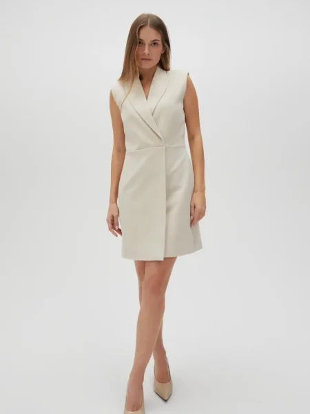 Rochie Marisse de costum bej