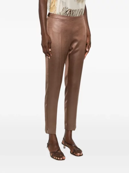 Pantaloni Pennyblack din satin maro