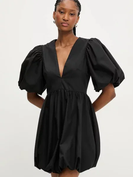 Answear Lab rochie mini evazati negru