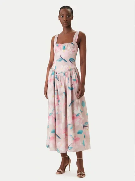 Bardot Rochie cocktail Cartia Roz galben