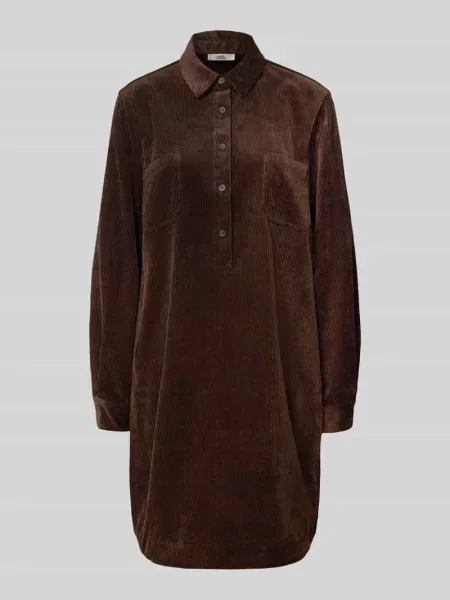 Sukienka sztruksowa mini z na piersi model ‘MARISA’ 0039 Italy