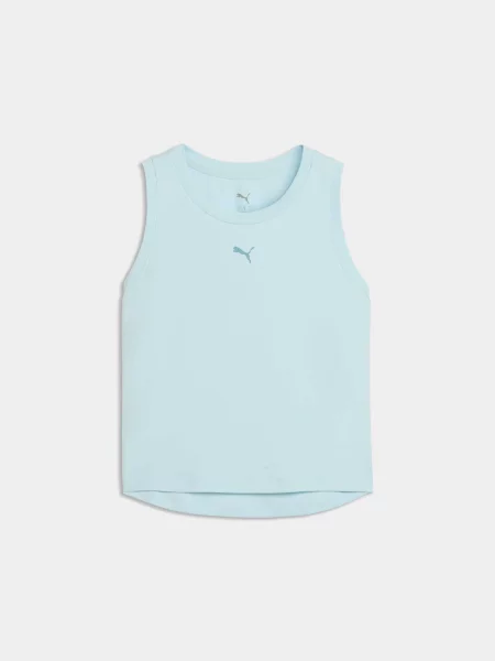 Майка спортивна PUMA Cloudspun Sleeveless Tank комбінований верх синій