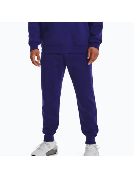 Мъжки тренировъчни панталони Under Armour Rival Fleece Joggers тъмно синьо