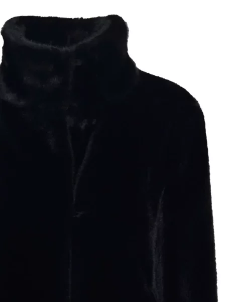 Palton de blană 's Max Mara cu blană negru