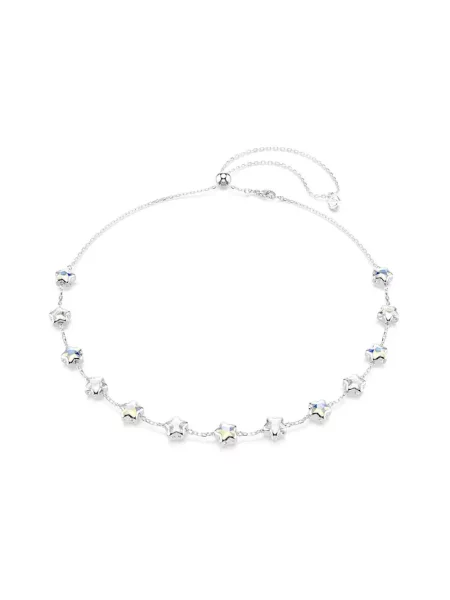 Swarovski naszyjnik z kryształem Swarovski CHROMA szary
