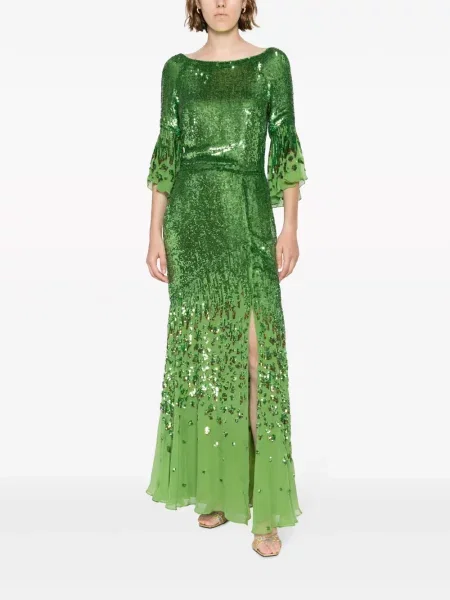 Kostiumas maxi maxi suknele Temperley London žalia