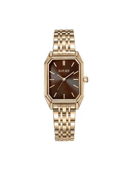 BURKER Watches Ceas analogic Isabell Gold Brown auriu maro