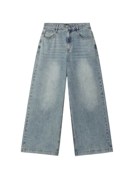 Kryształ górski jeansy Tout A Coup niebieskie