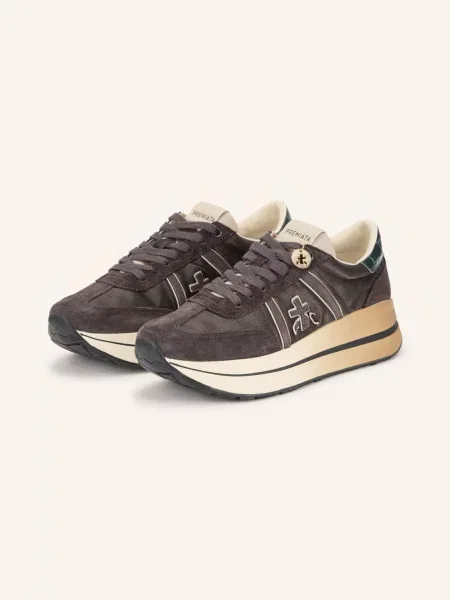 Premiata Sneakersy Bethcoin braun brązowe