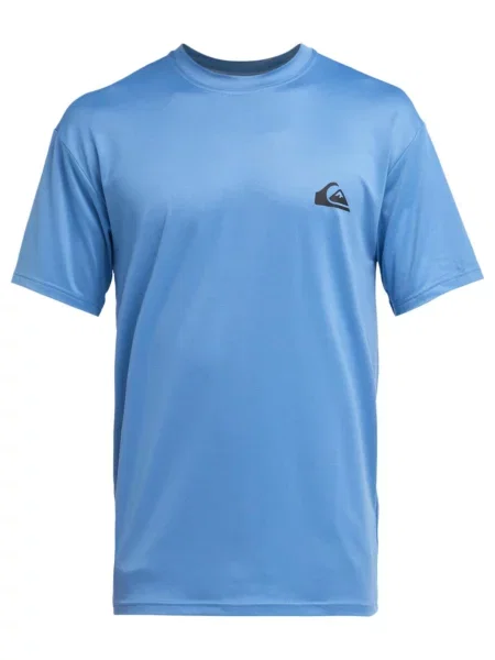 Koszulka surf UPF 50 z krótkim rękawem dla Mężczyzn EVERYDAY SURF niebieski