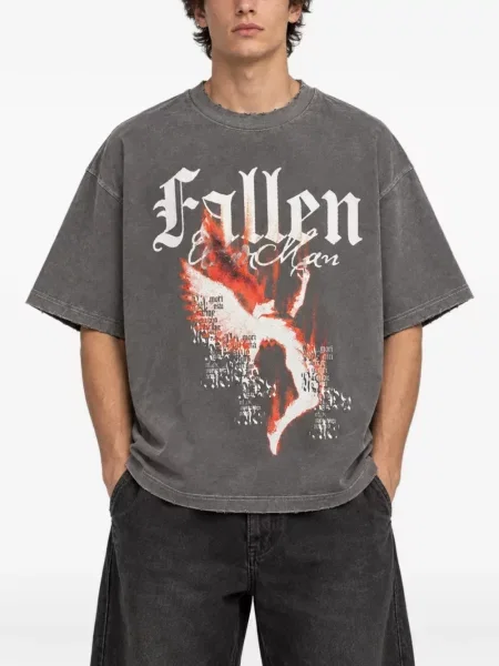 Tricou Warman zdrențuiți gri