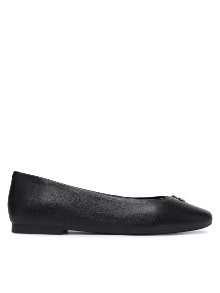 Balerini Tommy Hilfiger Th Plate negru
