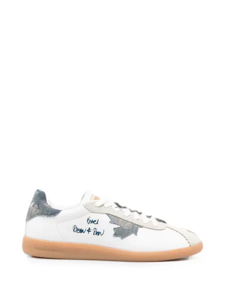 Sneakerși Dsquared2 cu imagine alb