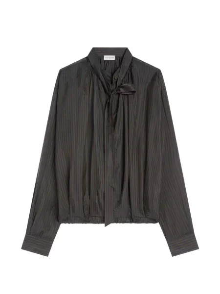 Bluză Dries Van Noten cu cordon negru