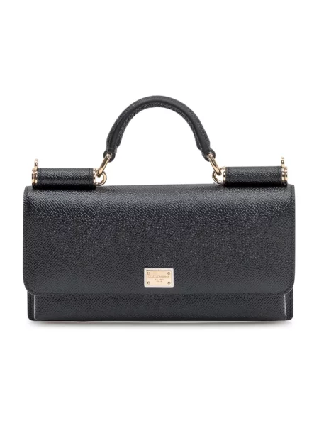 Torebka Dolce And Gabbana skórzana czarna