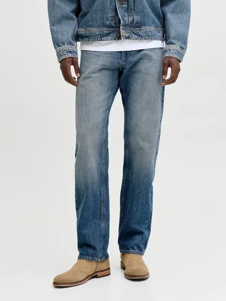 JACK & JONES Džínsy JJIChris JJCooper Jos Noos denim modrá