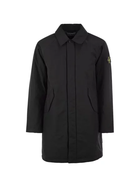 Palton Stone Island cu strasuri negru