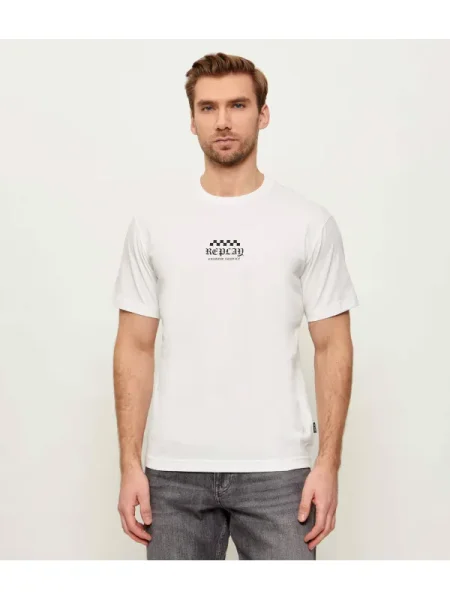 Replay Tricou alb