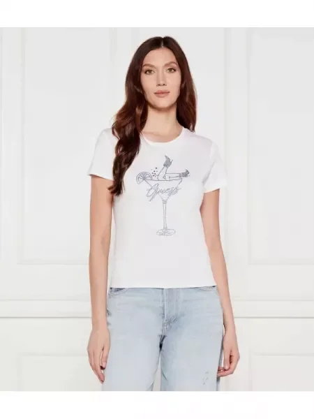 GUESS Tricou alb