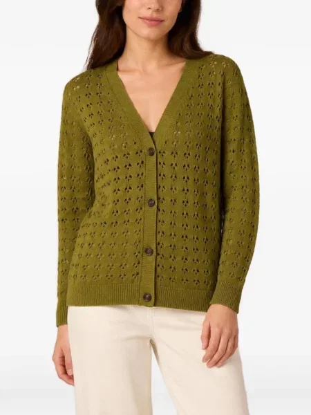 Cardigan Retori ajurat verde