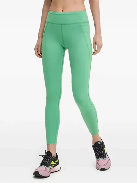 Leggings Reebok cu autograf verde
