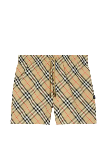 Slip de baie Burberry în carouri